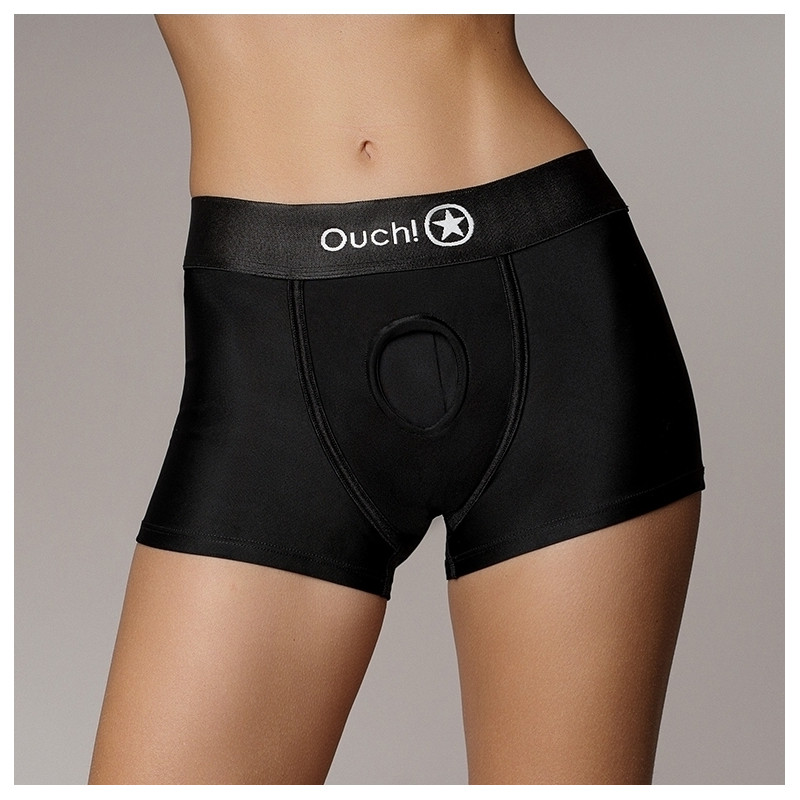 Ouch! Boxer vibrant STRAP-ON BOXER Noir